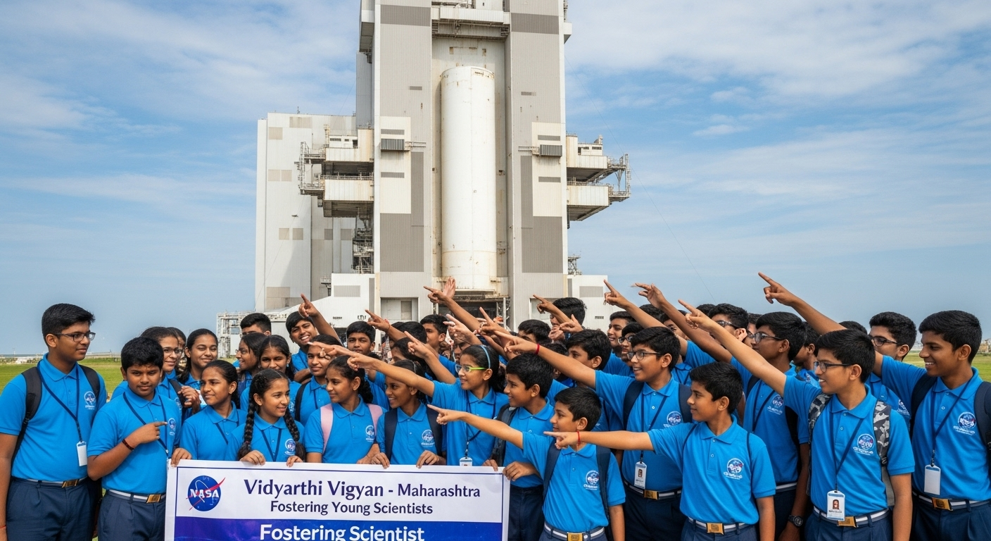 Maharashtra to Send 51 Students Annually to NASA Under Vidyarthi Vigyan Vari Scheme