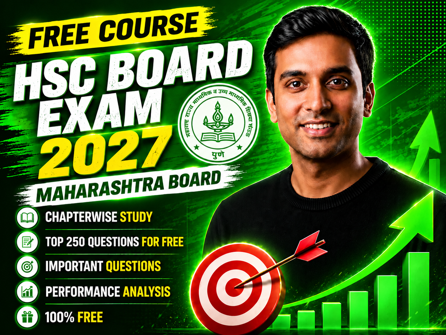 FREE COURSE FOR CLASS 12 HSC BOARD EXAM 2027 | TESTWIZER