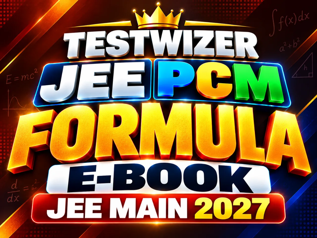 TestWizer JEE PCM Formula E-Book | JEE MAIN 2027