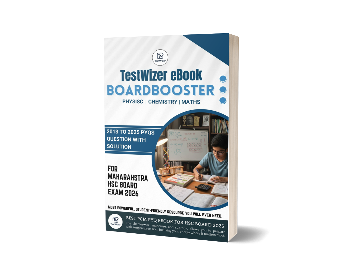 TestWizer's PCM BoardBooster(BB): The Ultimate Class 12th Maharashtra HSC Board PCM PYQ eBook